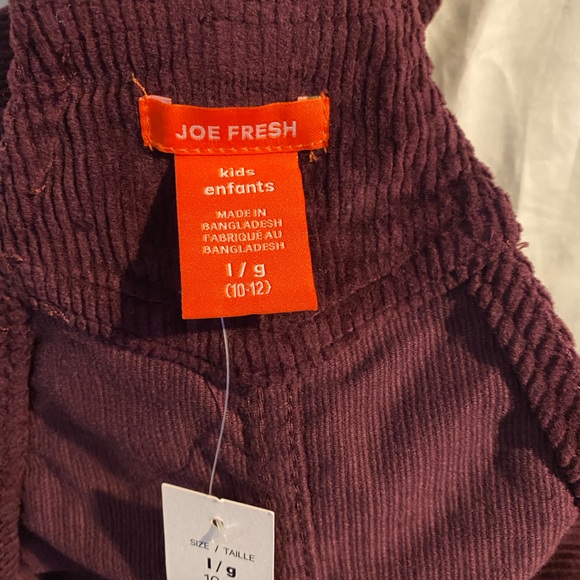 Joe Fresh corduroy overall skirt, youth size 8/10 - Picture 4 of 6